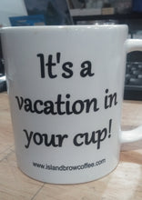 Load image into Gallery viewer, Island Brow Coffee Logo Coffee Mug